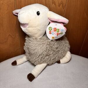 GiggleScape Sheep Plush Target Kids Stuffed Animal Lamb Easter Gray White NWT